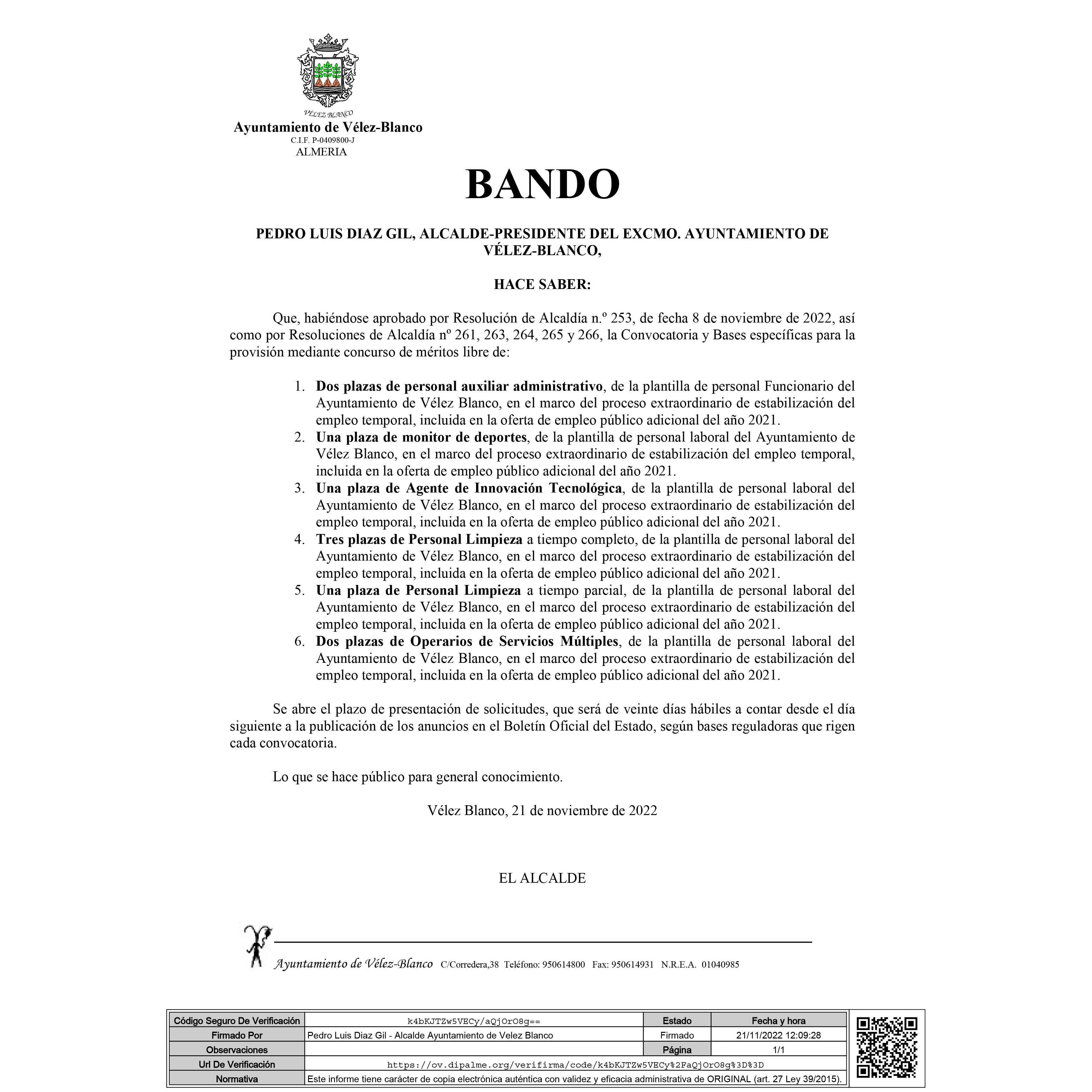 BANDO MUNICIPAL